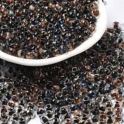 Прозрачный стеклянный круглый бисер SEED-B001-05A-01