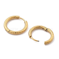 Pendientes de aro de acero inoxidable 304&nbsp;EJEW-R017-01G-02