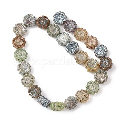 Perles en verre peintes&nbsp;GLAA-B037-12A-12A