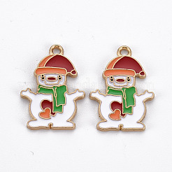 Crémaillère placage pendentifs en émail d'alliage&nbsp;ENAM-S126-042-NR