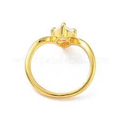 Stapelbare offene Fingerring-Sets aus Messing mit Mikropavé und Zirkonia&nbsp;OR8163