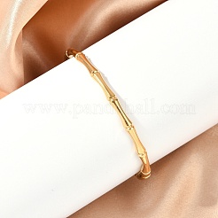 Bracelet articulé en acier inoxydable 304 avec joint en bambou&nbsp;JB757B