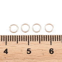 Laiton fermé Anneaux&nbsp;KK-D257-01RG-08