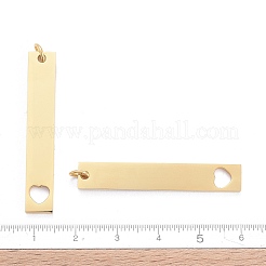 Placcatura ionica (ip) ciondoli in acciaio inossidabile 304&nbsp;STAS-I311-13G