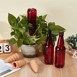 6 Stück PET-Plastikflasche mit Schraubdeckel&nbsp;AJEW-NB0009-02B