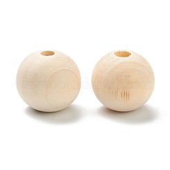 Natürliche unfertige Holzperlen&nbsp;LS-WOOD-XCP0001-19F