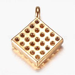 Breloques en laiton avec zircone cubique&nbsp;KK-N0106-10