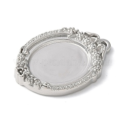 Cabochonfassungen für Messinganhänger aus Messing&nbsp;LS-KK-V005-02P-01