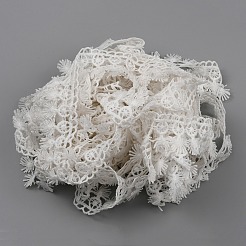 Garnitures en dentelle de polyester&nbsp;OCOR-WH0082-05C