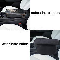 Coussin rectangulaire en cuir de vachette pour console centrale de voiture&nbsp;AJEW-CN0008-59