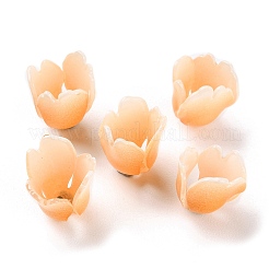4-pétale bouchons acrylique opaque de perles&nbsp;X-SACR-D007-08A