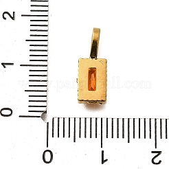 Breloques en strass en acier inoxydable 304&nbsp;STAS-M109-04G