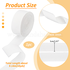 Rubans larges en polycoton de 10 mètre&nbsp;SRIB-WH0011-158
