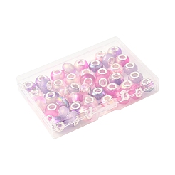 44 Stück 7 Stile UV-beschichtete europäische Harzperlen&nbsp;RESI-FS0002-03