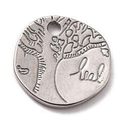 Pendentifs en acier inoxydable 304 anti-ternissement&nbsp;STAS-B024-57P