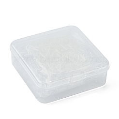 500 Uds. Ajustes de pendientes de tuerca de plástico para rhinestone&nbsp;KY-FS0001-06