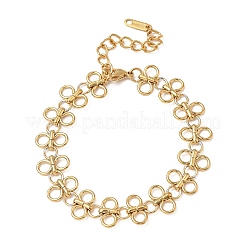 304 Edelstahl-Ringgliederkettenarmbänder für Damen&nbsp;BJEW-Z134-02G