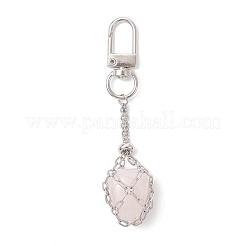 304 Edelstahl Makramee Beutel leer Steinhalter Anhänger Dekorationen&nbsp;HJEW-JM04379-02