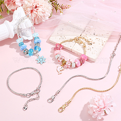 24 pièce de fabrication de bracelets en laiton de style européen&nbsp;MAK-PA0001-01