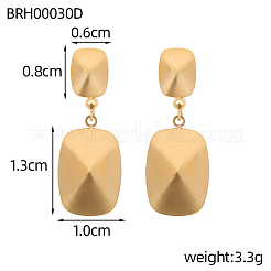 Ohrstecker aus 304 Edelstahl&nbsp;STAS-OY015-80G