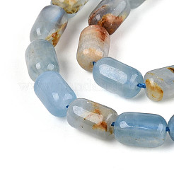 Natürliche blaue Calcit Perlen Stränge&nbsp;G-G980-53B