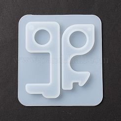 Moldes de silicona para colgantes diy con forma de llave&nbsp;DIY-F114-10