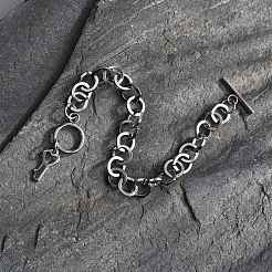 Bracciali a catena in acciaio inossidabile 304 anti-ossidazione&nbsp;BJEW-P237-08P