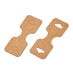 Blanko-Schmuckdisplaykarten aus Kraftpapier zum Umklappen mit Loch zum Aufhängen&nbsp;CDIS-N003-01