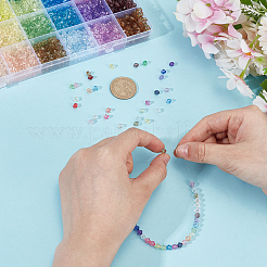 3640pcs 28 Farben transparente Acrylperlen&nbsp;OACR-PH0004-62