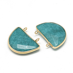 Pendenti semicerchi in giada bianca naturale&nbsp;X-G-Q972-18