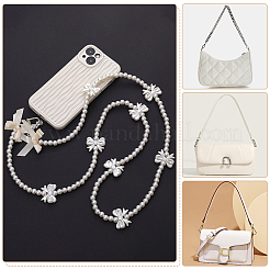 2 manico per borsa in plastica ABS con perline finte&nbsp;FIND-WR0006-62