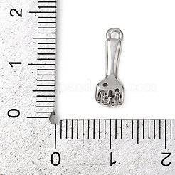 Ciondoli in ottone con pavé di zirconi chiari&nbsp;LS-KK-L238-10P