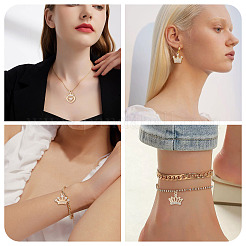 30 stücke 5 stil legierung strass anhänger&nbsp;FIND-TA0009-16