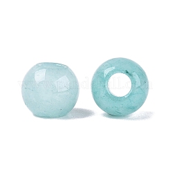 Cuentas de jade blanco natural europeo&nbsp;G-Q607-01A-04
