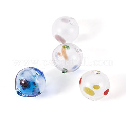 4pcs 4 Farben transparente Glasperlen&nbsp;GLAA-TA0003-98