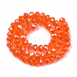 FilI di perline in vetro placcato&nbsp;EGLA-A034-T2mm-B22
