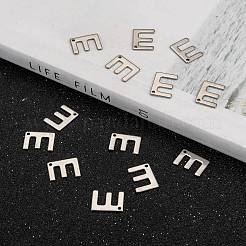 Anlaufgeschützte Buchstabenanhänger aus Edelstahl 304&nbsp;LS-X-STAS-O072-E