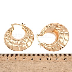 Pendientes de aro de latón&nbsp;EJEW-H168-07G