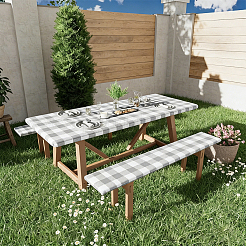 Copritavolo e sedia in plastica&nbsp;AJEW-GF0013-84B