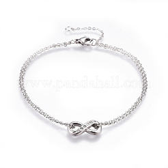 Mehrreihige Armbänder aus 304 Edelstahl&nbsp;BJEW-E365-01