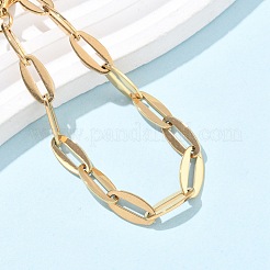 304 Edelstahl-Kabelkettenarmbänder für Damen&nbsp;BJEW-U038-01G