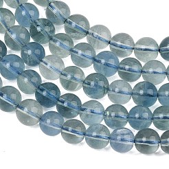 Naturelles fluorite bleue brins de perles&nbsp;GG-CBAF158-6mm