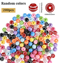 200 Stück undurchsichtige Acrylperlen&nbsp;OACR-SP0001-77