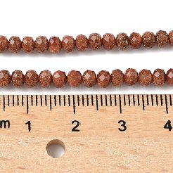 Synthetischen Aventurin Perlen Stränge&nbsp;G-R013-B01-4x3mm