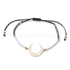 Braccialetti di perline intrecciate con semi di vetro per le donne&nbsp;BJEW-MZ00128-03
