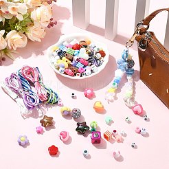 Kits de fabrication de porte-clés bricolage&nbsp;DIY-CJZ0001-02