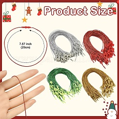 100 Stück Kunststoff-Schlüsselband für Christbaumschmuck&nbsp;FIND-YW0007-81A
