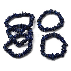 Braccialetti elastici con perline di lapislazzuli naturali&nbsp;LS-GG-CBA0FEA-01A