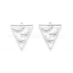 Pendentifs Halloween 201 en acier inoxydable anti-ternissement&nbsp;STAS-N090-LA986-1