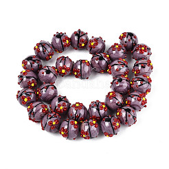 Perle di smalto fatte a mano&nbsp;X1-LAMP-T023-23G